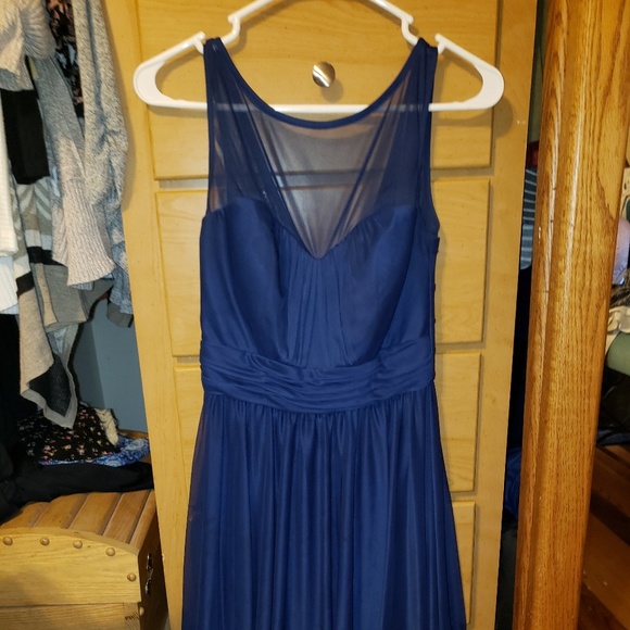 David's Bridal Dresses & Skirts - Size 6 Navy Bridesmaid Dress David's Bridal Dresses & Skirts - Size 6 Navy Bridesmaid Dress
